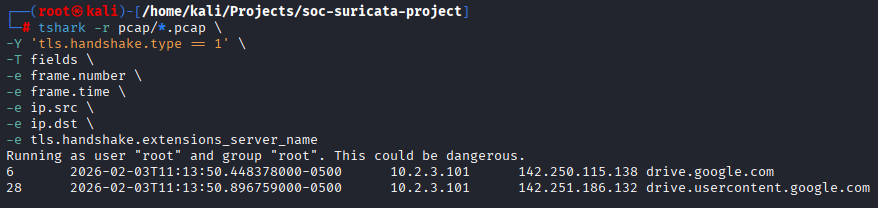 FTP exfiltration timeline